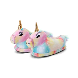Adults' Kigurumi Pajamas Slippers Unicorn Flying Horse Unicorn Onesie Pajamas Cotton Cosplay For Men and Women Christmas Animal Sleepwear Cartoon Festival / Holiday Costumes / Shoes / Shoes Lightinthebox
