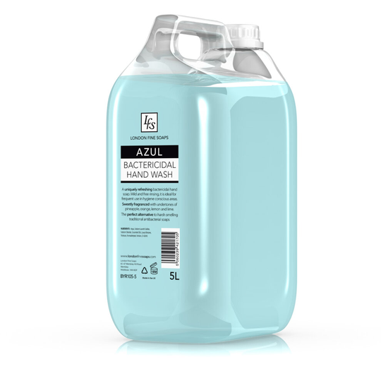 London Fine Soaps Azul Bactericidal Hand Wash ~ 2 x 5 Litre