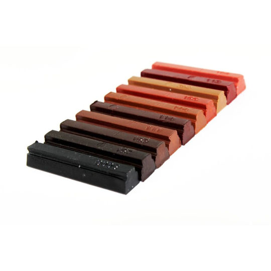 (974 - Dark wood shades) Konig Soft Wax Furniture Repair Filler Sticks Set