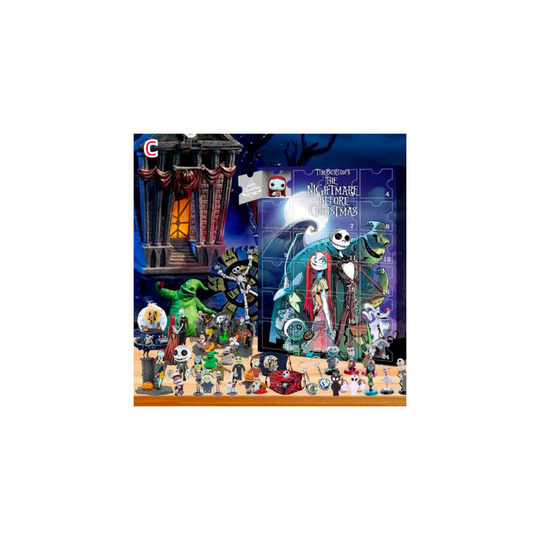 (C) Halloween Gifts 24 Days Advent Calendar Doll Blind Selection Countdown Blind Box