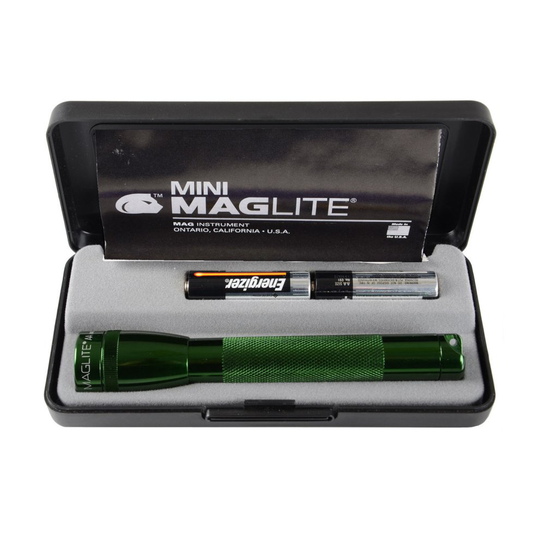 (Camo) Mini Maglite Aa Torch - Gift Boxed Flashlight with Batteries