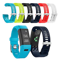 1 pcs Smart Watch Band for Garmin Vivosmart HR(Plus) Silicone Smartwatch Strap Soft Breathable Sport Band Replacement Wristband Lightinthebox