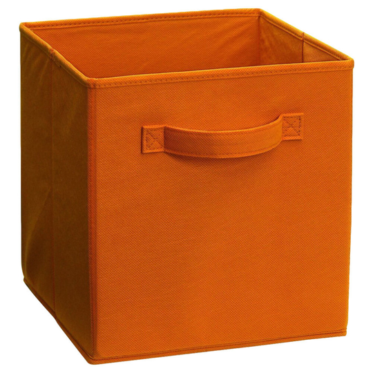 (Orange) 4X Foldable Storage Collapsible Box Home Clothes
