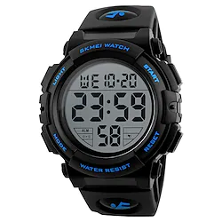 SKMEI Digital Watch for Men Digital Digital Stylish Stylish Casual Waterproof Calendar Alarm Clock Plastic PU Leather Fashion Lightinthebox