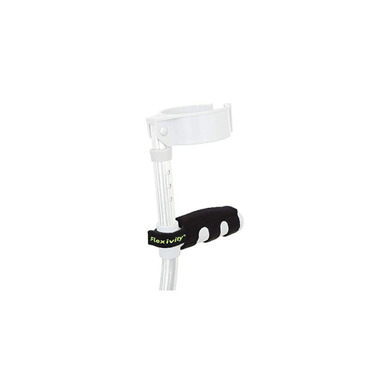 Flexivity Crutch Grip Pads/Handle Covers (Set of 2) - Standard Size