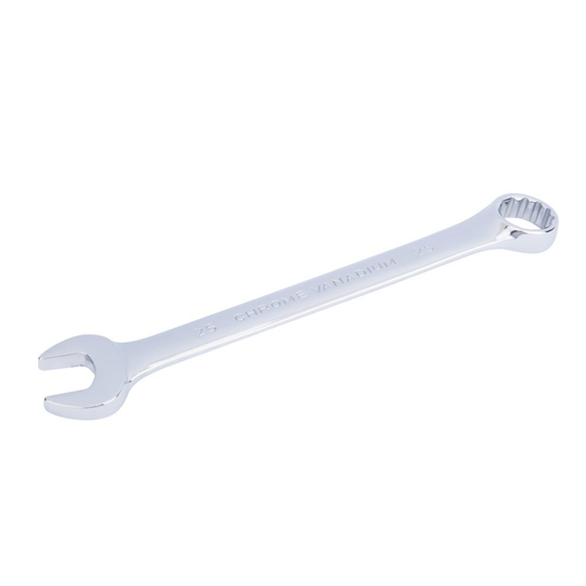 Blue Spot 5238 25 mm Fully Polished Chrome Vanadium Spanner