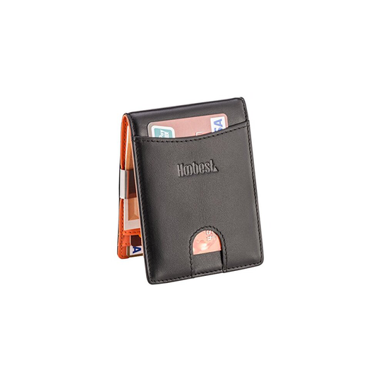 RFID SIim Wallet with Money Clip RFID Blocking Wallet | Credit Card Holder | Minimalist Mini Wallet Bifold for Men with Gift Box