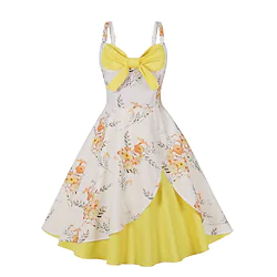 Audrey Hepburn Retro Vintage 1950s Vacation Dress Cocktail Dress Flapper Dress Prom Dress Women's Costume Vintage Cosplay Daily Wear Date Sleeveless Dress Carnival Lightinthebox