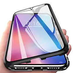 Magnetic Double Sided Case For Huawei P50 P40 P30 P20 Pro nova 8 Pro 360 Protection Anti-Explosion Double Sided Tempered Glass Metal Phone Case for Huawei Mate 20 pro Mate 30 Pro Lightinthebox