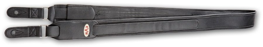 EVH 022-0660-006 Leather guitar strap Black