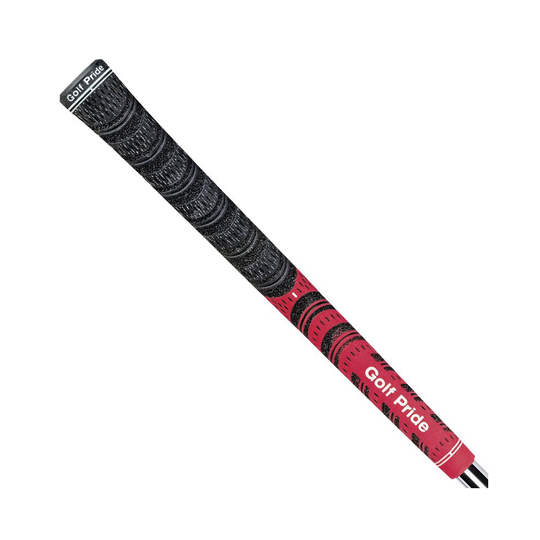 (Red) Golf Pride Decade MultiCompound Cord Midsize Golf Grip Red