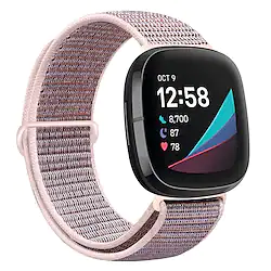 Smartwatch Band Nylon Straps Compatible with Fitbit Versa 3 / Fitbit Sense Soft Breathable Smartwatch Band Sport Adjustable Replacement Strap Women Men Bracelet Accessories Lightinthebox