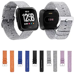 Smart Watch Band for Fitbit Versa 2 / Versa / Versa Lite Fabric Nylon Smartwatch Strap Soft Breathable Sport Band Replacement Wristband Lightinthebox
