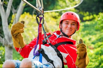 Two Great Adventures: Zipline Experience and Snorkeling Cruise from Punta Cana