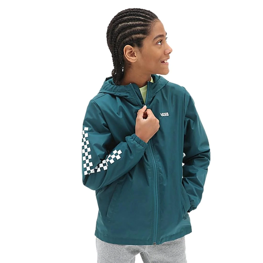 Vans Boys Garnett Windbreaker Jacket - Deep Teal