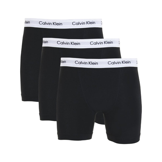 (L) CALVIN KLEIN NB1770A 001 Mens Boxers Briefs Cotton 3X Pack CK Underwear