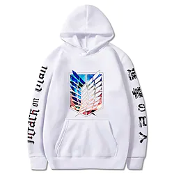 Inspired by Attack on Titan Wings of Freedom Cartoon Manga Back To School Anime Harajuku Graphic Kawaii Hoodie For Unisex All Couple's Adults' Hot Stamping Polyster Lightinthebox