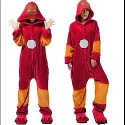 Adults' Kigurumi Pajamas Nightwear Cartoon Character Onesie Pajamas Flannel Cosplay For Men and Women Carnival Animal Sleepwear Cartoon Festival / Holiday Costumes Lightinthebox