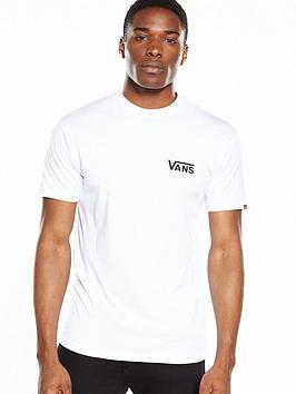 Vans Small Logo T-Shirt - White, White, Size M, Men