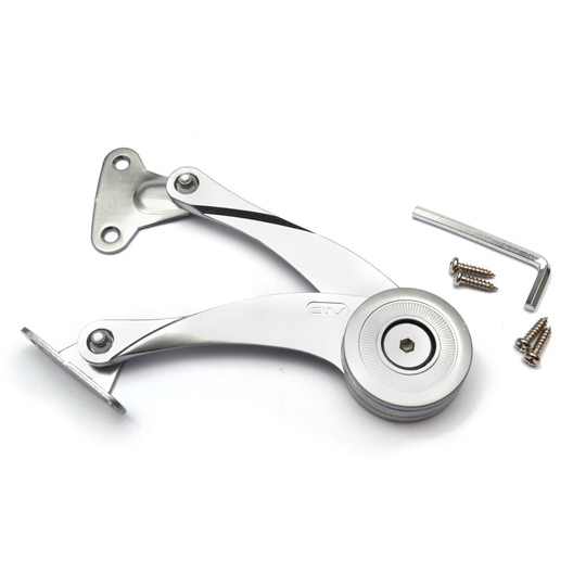 Cabinet Mechanical Adjustable Lift Door Hinge Soft Stay Toy Box - Aluminium