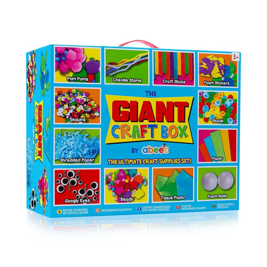 The Giant Craft Box - Craft Kit for Kids - Incl all Craft Essentials