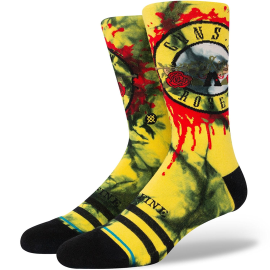 Stance X Guns N' Roses So Fine Crew Socks - Yellow