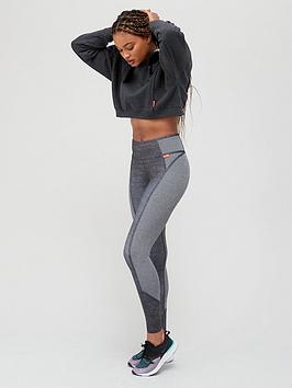 Nike The One Dri-FIT Luxe Legging - Dark Grey, Black, Size 2Xl, Women