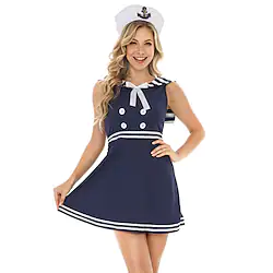 Military Uniform Adults' Women's Cosplay Costume For Polyester Masquerade Dress Hat Lightinthebox