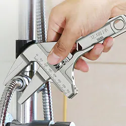 Large Open Adjustable Wrench Bathroom Wrench Tool Multi-function Short Handle To Unscrew The Water Pipe Faucet Repair Lightinthebox