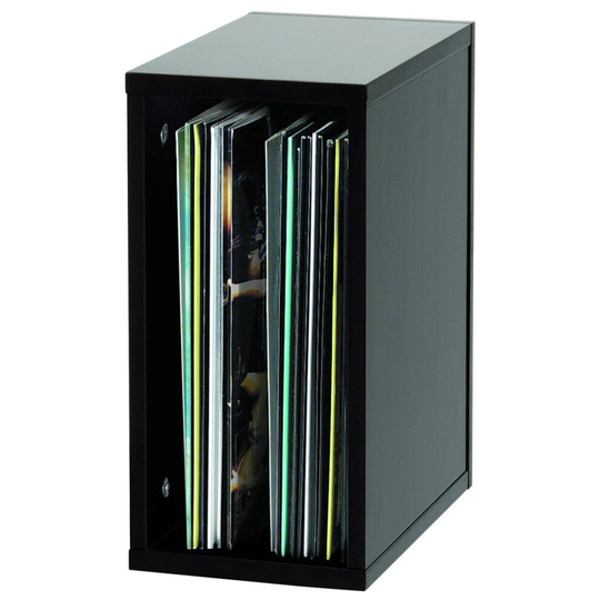 Glorious Record Storage Box 55 Black