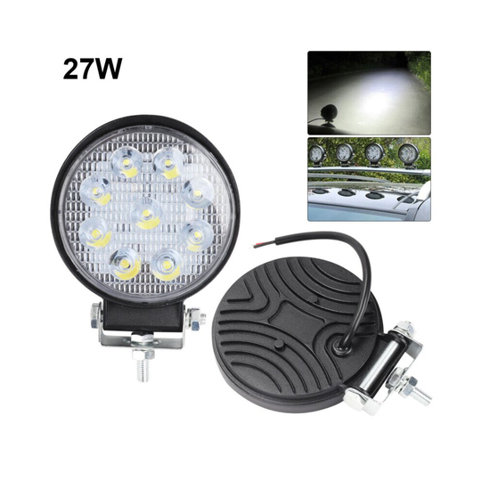 2x 27W Car 12V LED Work Spot Lights Spotlight Lamp 4x4 Van ATV Offroad SUV Truck