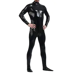 Zentai Suits Catsuit Skin Suit Ninja Adults' Cosplay Costumes Cosplay Halloween Women's Solid Color Halloween Carnival Masquerade Lightinthebox