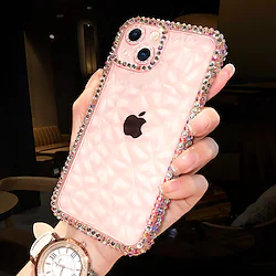 Luxury Glitter Bling Diamond Transparent Soft Phone Case For iPhone 14 13 12 Pro Max 11 X S XR 7 8 Plus Clear Silicone Cover Lightinthebox