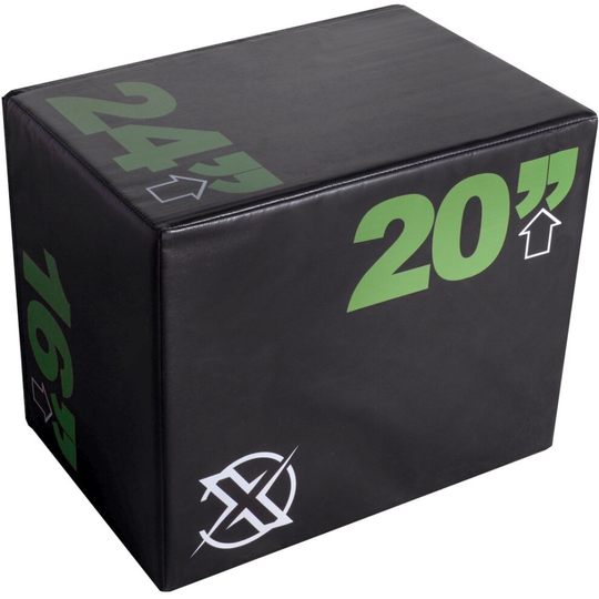 (16" x 20" x 24") RIP X Soft 3 Sided Plyo Squat Jump Box
