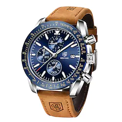 Mens Watches BY BENYAR Chronograph Analog Quartz Movement Stylish Sports Designer Wrist Watch 30M Waterproof Elegant Gift Watch for Men Lightinthebox