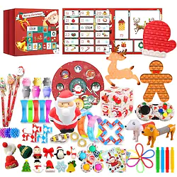 Fidget Toys Pack 24 Days Christmas Advent Calendar Pack Anti stress Toys Kit Stress Relief Figet Toy Box Kids Christmas Gift Lightinthebox