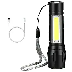 LED Flashlights / Torch LED Light Waterproof 400 lm LED LED Emitters Waterproof Portable Lightweight Camping / Hiking / Caving Everyday Use Cycling / Bike Black Lightinthebox