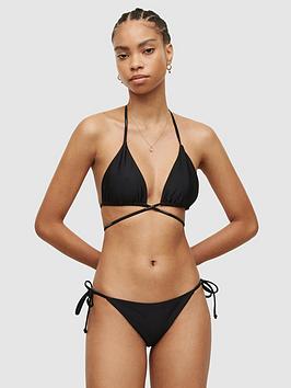 Allsaints Rosa Bikini Top - Black