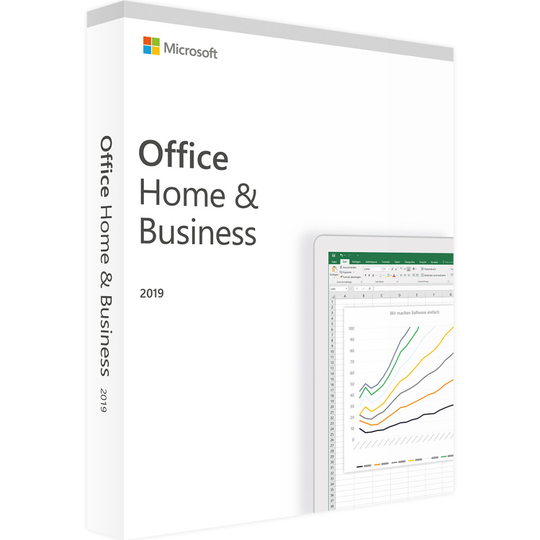 Microsoft Office 2019 Home & Business Box Pack | 1-User Lifetime | PC/Mac | Medialess | English