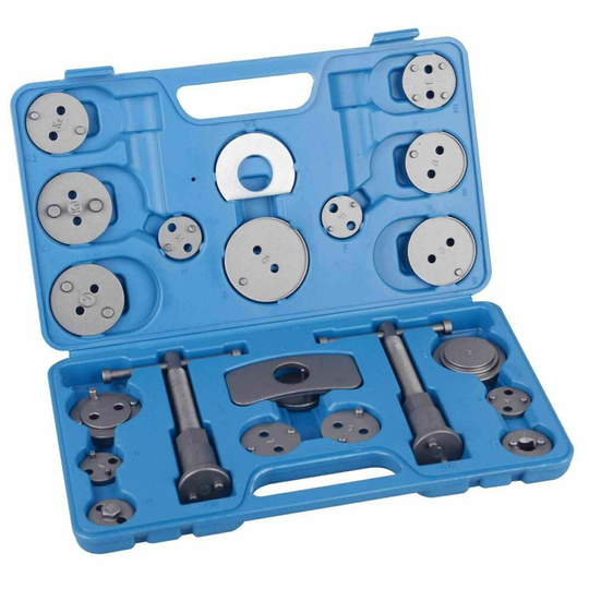 Universal 22pc Disc Brake Caliper Piston Rewind Tool Truck Wind Back