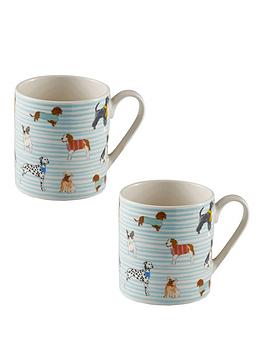 Price & Kensington Set Of 2 Dog Mugs