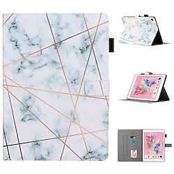 Protective Hard Shell Case Cover for Apple iPad Air 3rd iPad 9th/8th/7th iPad Pro 11'' 3rd iPad Mini 6th 5th 2021 2020 with Card Holder Auto Wake/Sleep Quicksand Marble Leather Case Lightinthebox