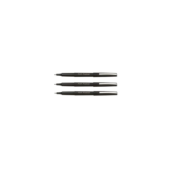 Pilot Fineliner Pens Black Ink Extra Fine Tip Ref SW-PPF (Pack of 3) Supplied Loose