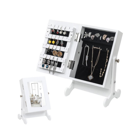 Jewelry Cabinet Organizer Armoire Storage Box
