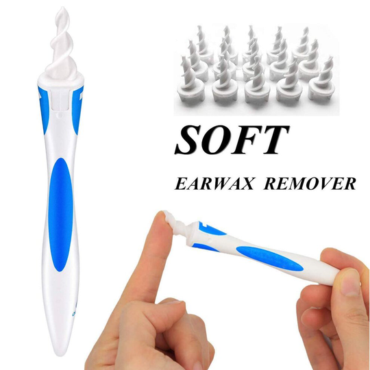 q-Grips Ear Wax Remover Tool - 2020 New Safe Ear Wax Removal Tool, 16 Pcs Ear Cleaner Swab Soft Safe Spiral Removal Cleaner q-Grips Ear Pick Clean for