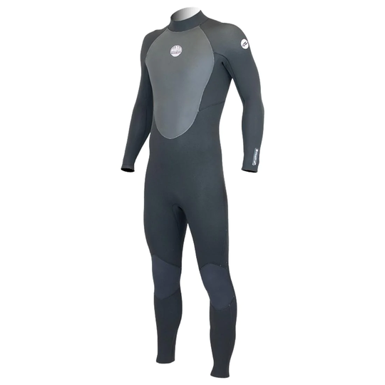 Alder Men's Stealth 5/4/3mm Back Zip Winter Wetsuit - Black