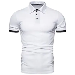 Men's Golf Shirt Tennis Shirt Quick Dry Moisture Wicking Lightweight Short Sleeve T Shirt Top Slim Fit Solid Color Summer Tennis Golf Running Lightinthebox