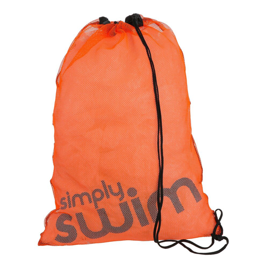 (Orange) Simply Swim Swim Mesh Bag
