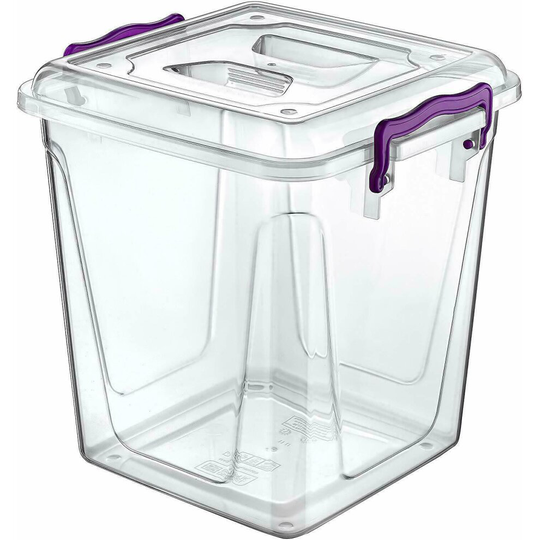 (11 Liters) Heavy Duty Plastic Pantry Box Lid Storage Box