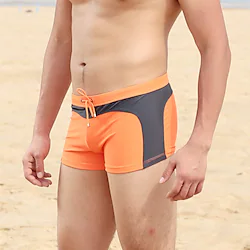 Men's Swim Trunks Swim Shorts Quick Dry Board Shorts Bathing Suit Drawstring Swimming Surfing Beach Water Sports Patchwork Summer Lightinthebox